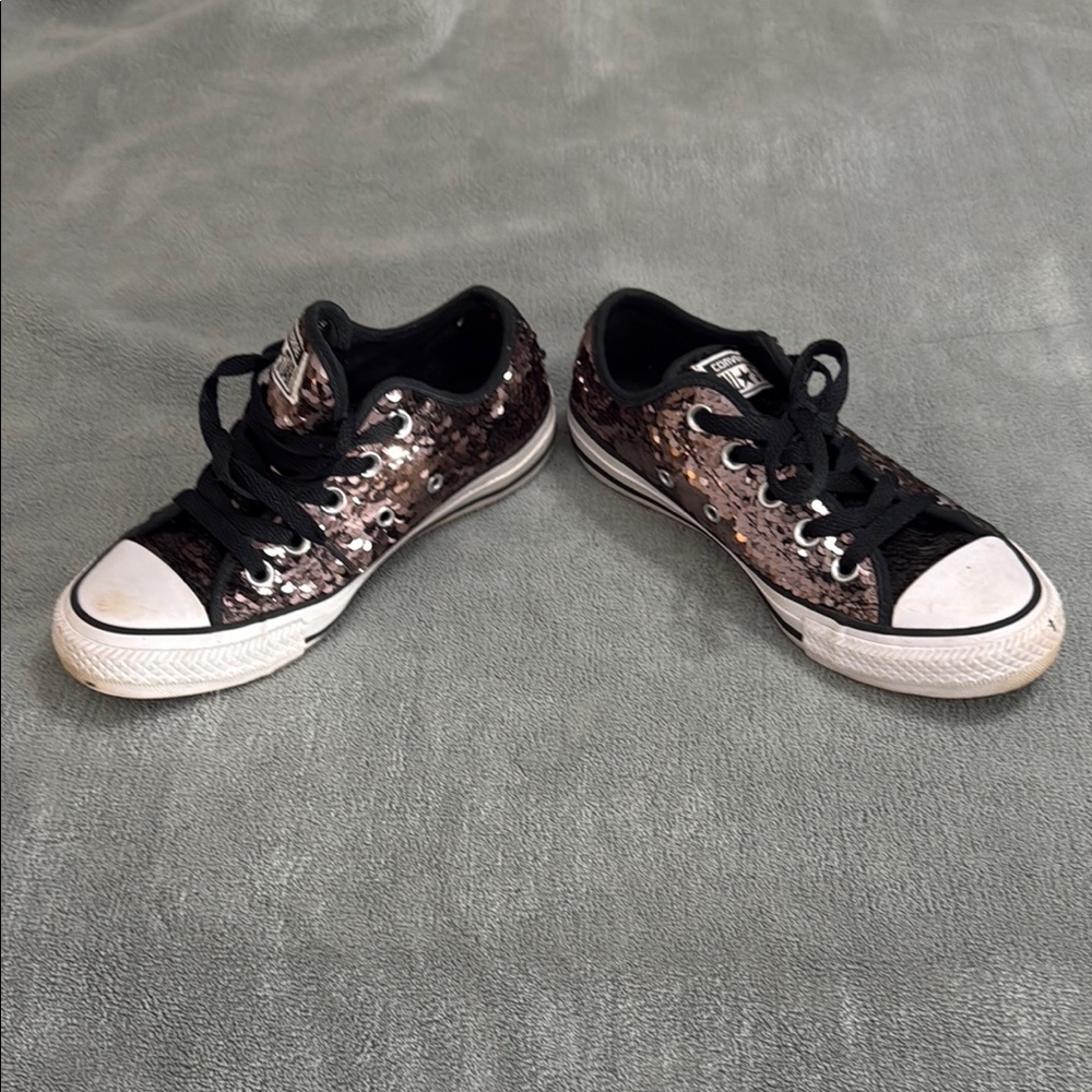 Converse Black and White Low-Top Sneakers